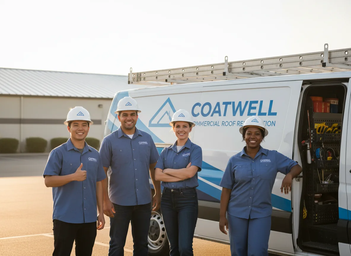 Commercial roof coating company in Sasakwa, OK